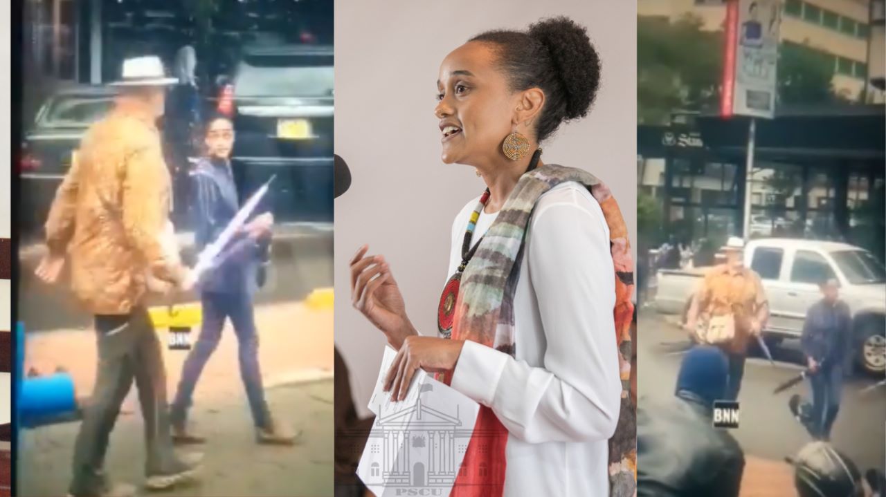 Uhuru’s daughter Ngina spotted walking freely in Nairobi’s CBD